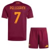 Camisola + Calções AS Roma Pellegrini 7 Criança Equipamento 1ª 2025-26